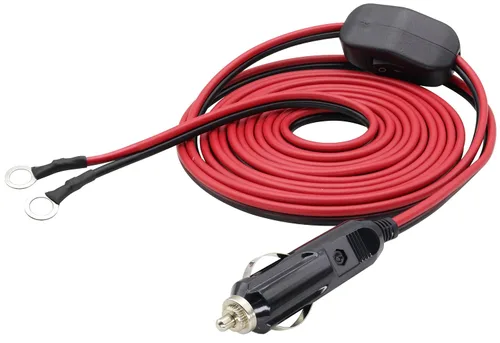 Vista 10 de Paquete de 2 adaptadores de enchufe macho de encendedor de cigarrillos de 12 voltios con cable de cables de luz LED y cable de 16 AWG para enchufe