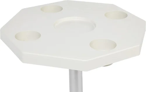 Vista 2 de DetMar 12-1109C Mesa Octogonal Extraíble MarinoRV Mesa Blanca