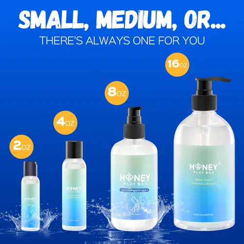 Vista 7 de Lubricante a base de agua, lubricante personal para hombres, mujeres y parejas, lubricante anal para una comodidad suave y duradera, antiadherente