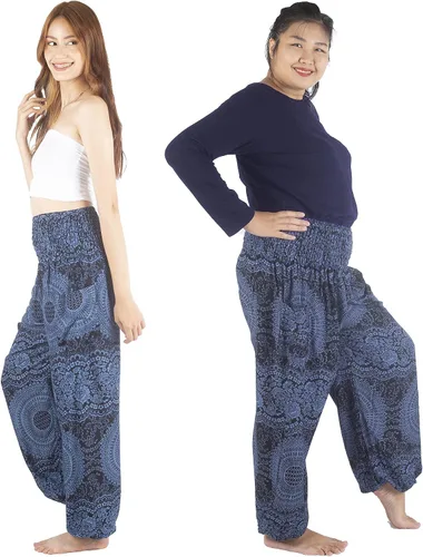 Vista 2 de Pantalones bohemios, pantalones harem, de yoga, para mujer, para la playa