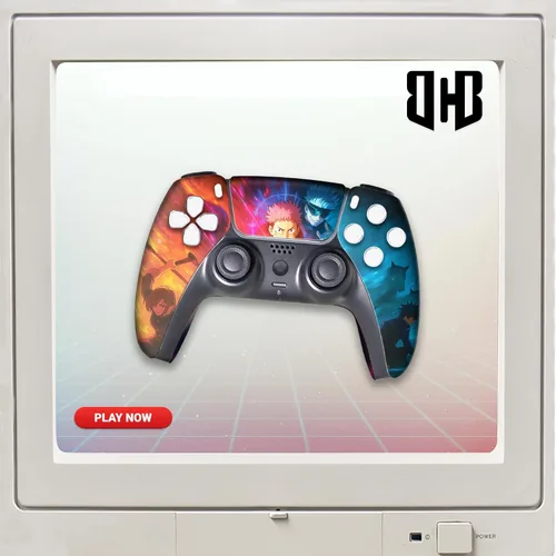 Vista 321 de Battman Custom PS-5 Controller Wireless compatible with Play-Station 5 Console by BCB Controllers Proudly Customized in USA with Permanent