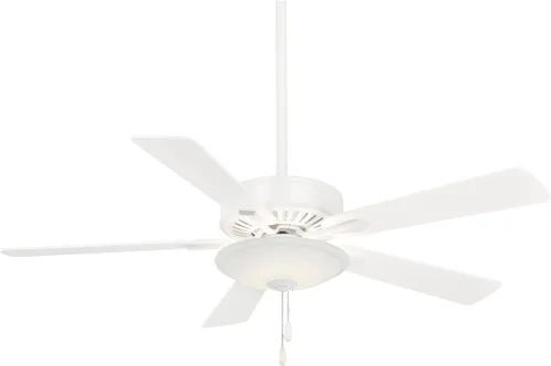 Vista 8 de Minka-Aire F656L-BN/DW Contractor Uni-Pack - Ventilador de techo LED de 52 pulgadas con acabado de níquel cepillado y cuchillas reversibles de arce