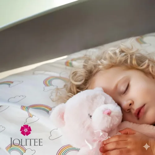 Vista 5 de Jolitee My First Bear - Oso de peluche rosa de 15 pulgadas