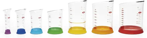 Vista 7 de OXO Good Grips - Juego de vasos medidores, 7 piezas, multicolor