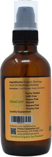 Vista 7 de PRIME NATURAL Paquete de aceite de tamanu orgánico (4 onzas) y aceite de moringa orgánico (4 onzas), certificado por USDA, prensado en frío, virgen