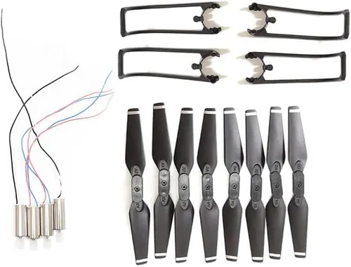 Vista 3 de RC Drone Quadcopter Piezas Accesorios E99 Pro 2 Drone Accesorio Drone Gear Pro 2 - Piezas y accesorios- (Color: Blanco)