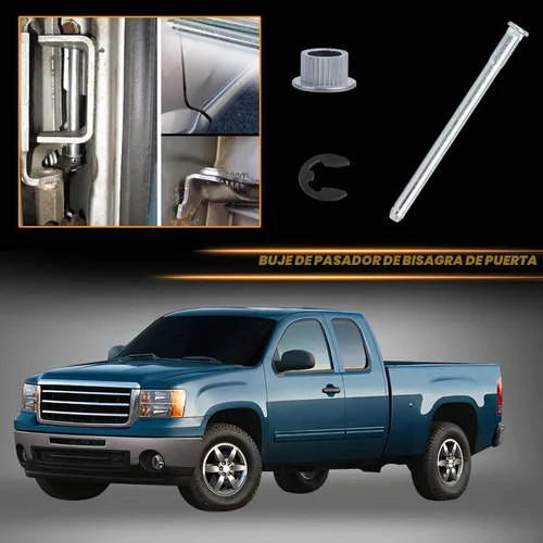 Vista 2 de NDRUSH Kit de reparación de bujes y pasadores de bisagra de puerta, reemplazo compatible con Chevy 1988-2002, GMC camioneta SUV de tamaño completo