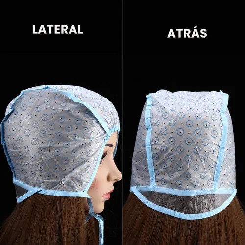 Vista 5 de WILLBOND - Juego de 6 gorras resaltadoras para cabello con gancho, color azul