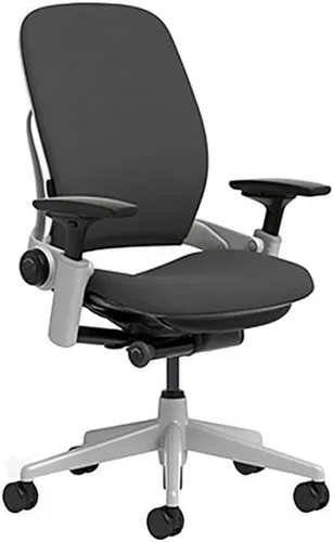 Vista 8 de Steelcase Silla de salto con base de platino y ruedas de suelo duro, Alpine