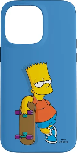 Vista 21 de The Simpsons Bart Simpson - Carcasa para iPhone 17, color azul cielo