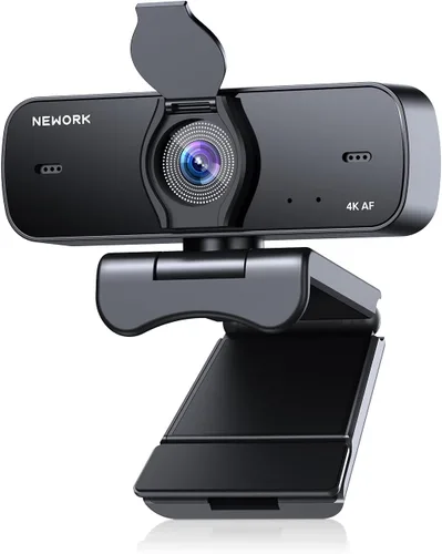 Vista 11 de Cámara web 4K para PC con enfoque automático dual PDAF y CDAF, Ultra 4K HD, 2 micrófonos de reducción de ruido, corrección automática de luz, USB-A