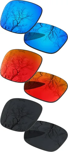 Vista 29 de ToughAsNails Set of 3 Polarized Replacement Lenses for Oakley Fuel Cell OO9096 Pack