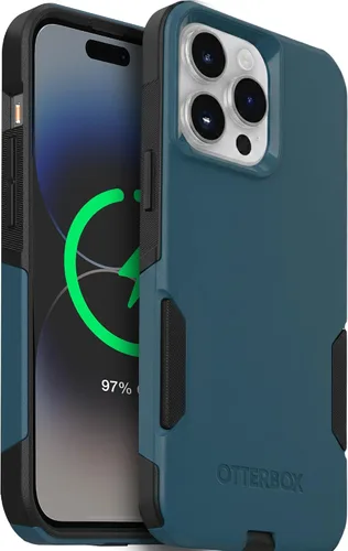 Vista 8 de OtterBox Funda para iPhone 14 Pro Max (solamente) de la serie Commuter - Negro, delgada y resistente, apta para bolsillo, con protección de puerto