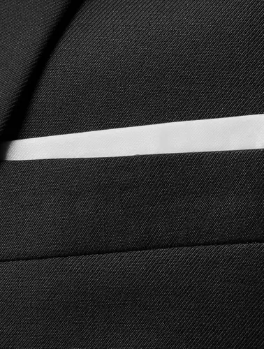 Vista 4 de Blazer para hombre, chaqueta de traje de un botón para hombre, ajuste delgado, casual, cena, boda, fiesta, baile de graduación, abrigo de negocios
