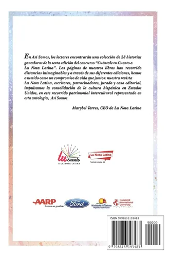 Vista 2 de Así Somos ANTOLOGÍA DE CUENTOS DE LA NOTA LATINA (Spanish Edition)