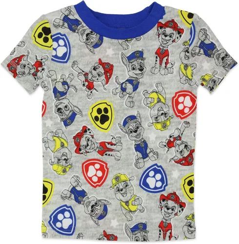Vista 4 de Paw Patrol Conjunto de pijama de algodón de 4 piezas para niño