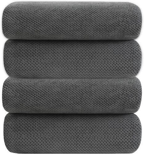 Vista 7 de YTYC Toallas, toallas de baño extra grandes de 29 x 59 pulgadas para baño, toallas de ducha súper suaves de secado rápido, peso ligero, microfibra