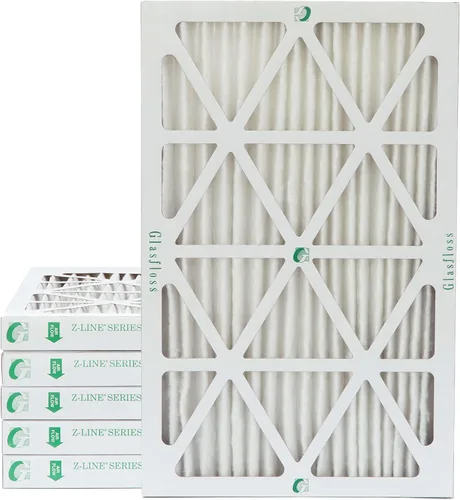 Vista 11 de Glasfloss ZL 8x8x1 MERV 10 (FPR 5-6) Filtros de aire para caldera/aire acondicionado. (Caja de 6). Tamaño real: 8 x 8 x 7/8