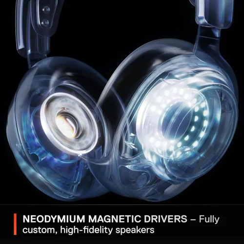 Vista 5 de SteelSeries Arctis Nova 7P Auriculares inalámbricos multiplataforma para juegos, controladores magnéticos de neodimio, 2.4 GHz + Bluetooth, batería
