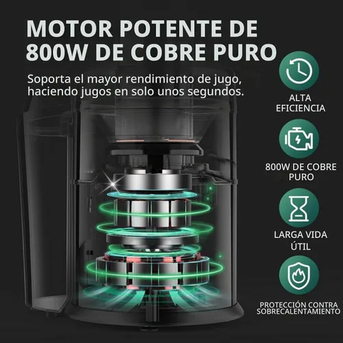 Vista 6 de Máquinas exprimidoras centrífugas de canal de alimentación de 2.8 pulgadas de ancho para verduras y frutas enteras, extractor de jugo de doble