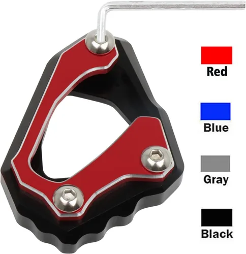 Vista 3 de KAnduo Placa de soporte lateral de pie CNC para motocicleta, soporte para Yamaha para MT-10 para MT 10 para MT10 para MT10 para FZ-10 FZ10 R1M R1 M