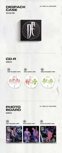 Vista 5 de Super Junior D&E - Bad Blood (4º mini álbum)+juego de tarjetas de fotos extra