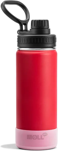 Vista 49 de Botella de agua de 12 oz para niños de acero inoxidable con aislamiento al vacío de boca ancha Botella de agua deportiva - Pequeña botella de agua