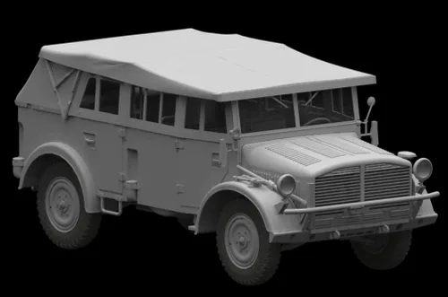 Vista 5 de ICM Modelos Horch 108 Tipo 40 Modelo de Personal Alemán de la Segunda Guerra Mundial (escala 1/35)
