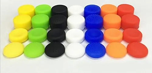 Vista 8 de Pack de 8pcs Analog Controller Gamepad Raised Antislip Pulgar Stick Grips Thumbsticks Joystick para PS4, PS3, Switch Pro,Tapa para Xbox One, Xbox
