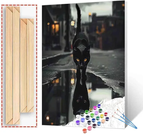 Vista 44 de Paquete de 6 pinturas por números para mujeres sudafricanas para adultos, principiantes, músicos negros, kits de pintura al óleo sobre lienzo