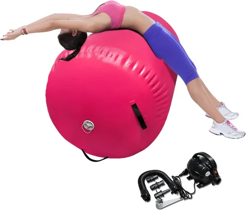 Vista 9 de 86 York - Esterilla inflable de aire para gimnasia con bomba eléctrica, equipo de gimnasia para uso doméstico, entrenamiento en el gimnasio, yoga