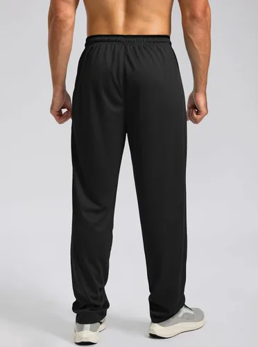 Vista 3 de G Gradual Pantalones deportivos para hombre con bolsillos con cremallera, pantalones deportivos cónicos para entrenamiento, correr, correr