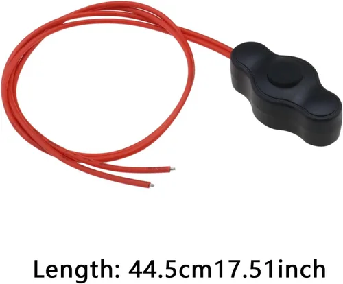 Vista 4 de Juego de 2 interruptores de botón a prueba de agua, interruptor de encendido y apagado de 12 V con conector rápido para iluminación LED de acento