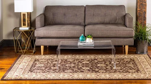 Vista 3 de Unique Loom - Colección Voyage - Alfombra tradicional oriental clásica de diseño intrincado
