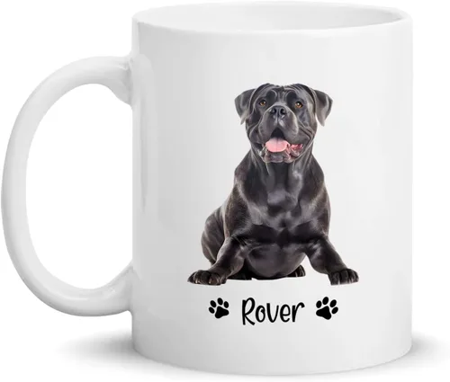 Vista 9 de Taza de café personalizada Golden Retriever con nombre para mamá o papá del perro, regalo personalizado para los amantes de los perros, taza de Taza