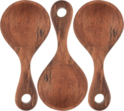 Vista 13 de Karma CUCHARAS DE MADERA NEGRA GRANDES S/4, juego de 4