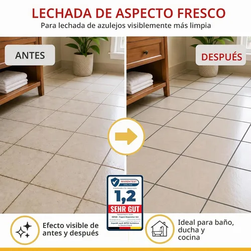 Vista 3 de ISPAR Kit de reparación de lechada para azulejos, relleno de lechada gris oscuro de 8.8 onzas, pasta de reparación de lechada premezclada, relleno