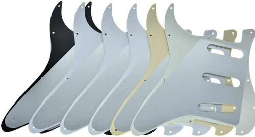 Vista 5 de KAISH - Golpeador de 11 agujeros estilo ST/Strat, SSS, para Stratocaster de EE. UU./México, perla de abulón