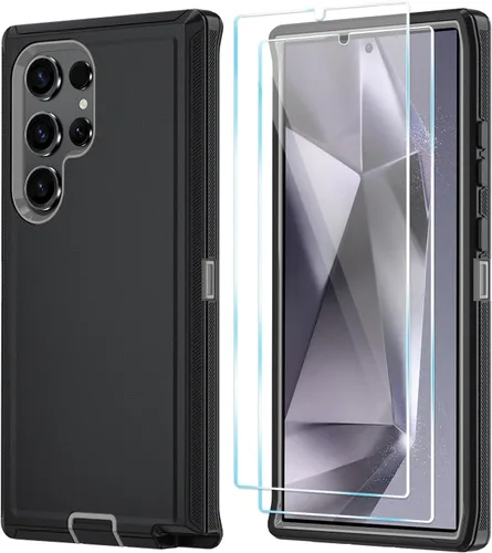 Vista 44 de ONOLA Funda compatible con Samsung Galaxy S24 Ultra con protector de pantalla HD, resistente a los golpes y a las caídas, funda de 3 capas
