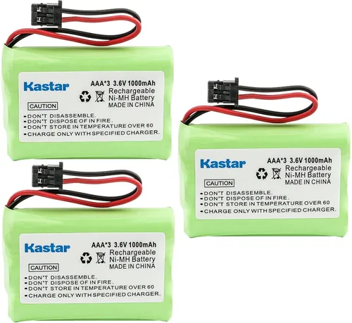 Vista 6 de Kastar Paquete de 1 batería de repuesto para Uniden BT-1001 BT1001 BT-1004 BT1004 BT-909 BT909 BBTY0483001 BBTY0507001 BBTY0566001 BBTY0616001