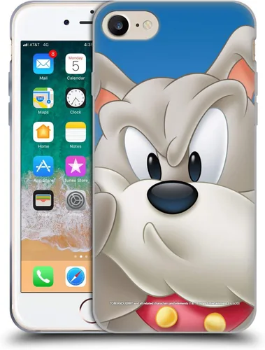 Vista 91 de Head Case Designs Funda de gel de cara completa con licencia oficial de Tom y Jerry Jerry [protección de grado militar] compatible con Apple iPhone