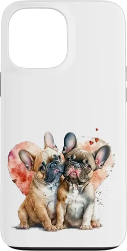 Vista 24 de Carcasa para iPhone 17, diseño de perro francés, diseño de bulldog francés
