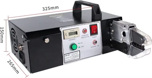 Vista 3 de Herramienta de crimpado EM-6B2 Máquina de crimpado de terminales eléctricos Máquina de crimpado Máquina de crimpado Alicates de pelado de cables