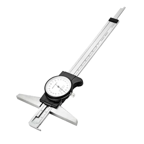 Vista 7 de Calibres de profundidad con calibre 0-150/7.874 in 0.001 in Precisión a prueba de golpes Herramienta de medición de cuatro usos