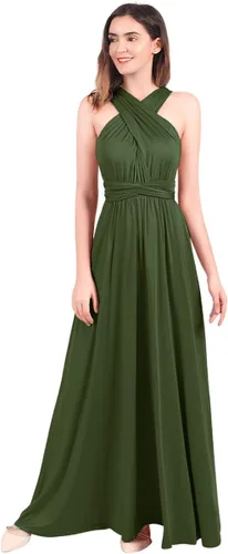 Vista 2 de Vestido de noche mil formas para mujer, vestido largo para coctel, vestido multiformas