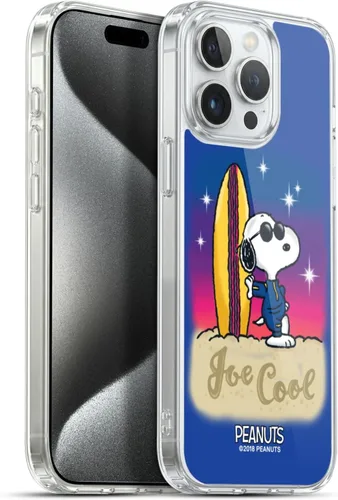 Vista 213 de Head Case Designs Funda de gel con licencia oficial de Peanuts Beach Surf Snoopy Boardwalk Airbrush [protección de grado militar] compatible
