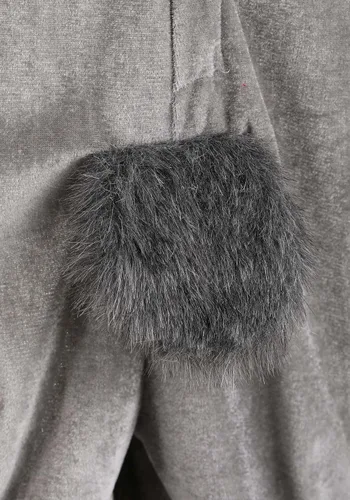 Vista 6 de Disfraz de oso koala gris con capucha para niñas, enterizo para Halloween o fiesta de disfraces