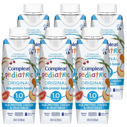 Vista 6 de Compleat Fórmula de alimentación pediátrica original pediátrica sin sabor de 8.45 onzas, 12