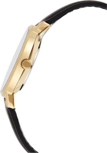 Vista 3 de Casio LTP-VT01GL-1B nuevo reloj analógico original para mujer correa de cuero negro LTP-VT01