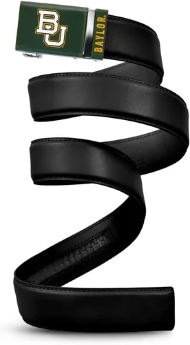 Vista 10 de Mission Belt Con licencia oficial de la NC Alabama Crimson Tide Crimson Tide (Cuero Negro)